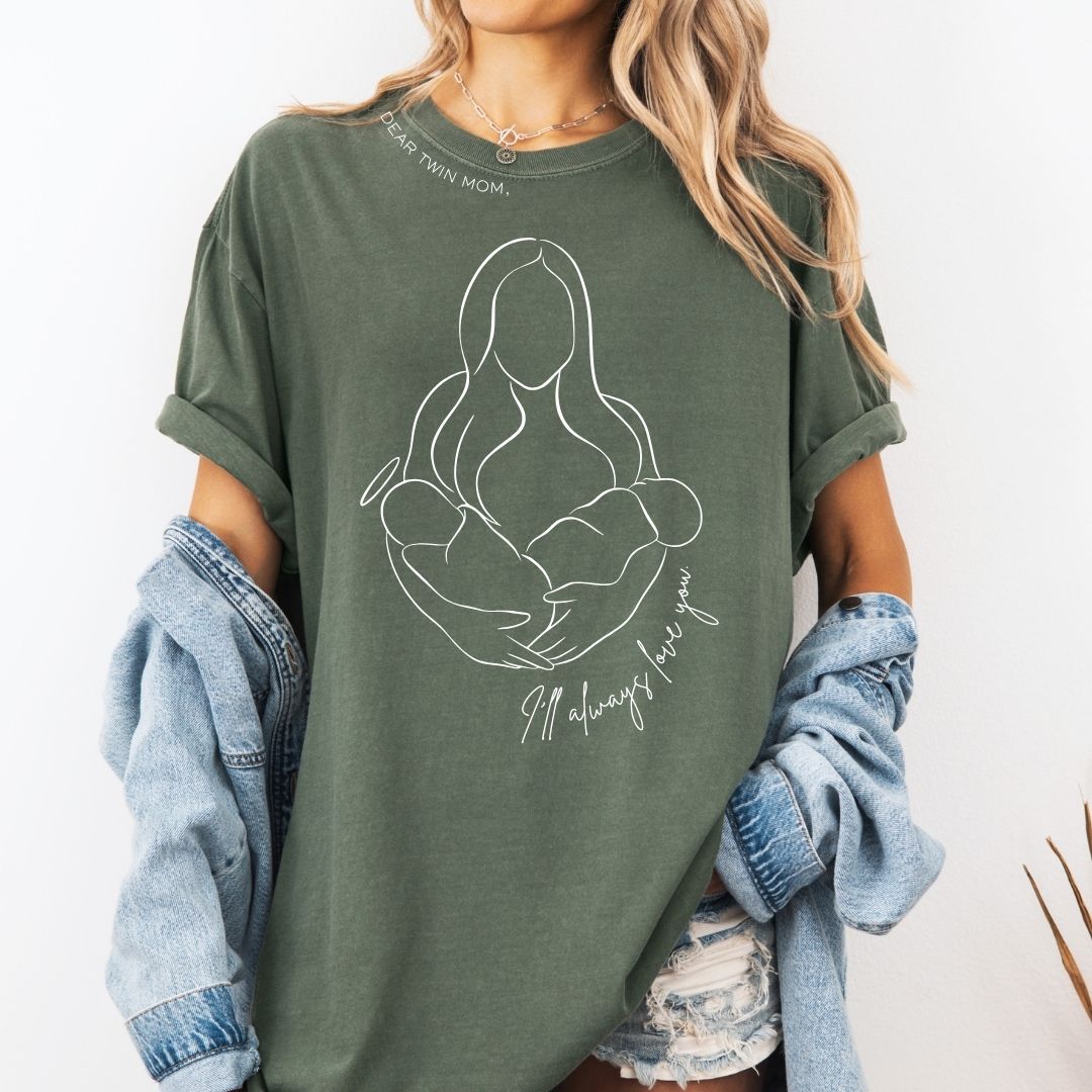 'Dear Twin Mom, I'll Always Love You' Tee - Single