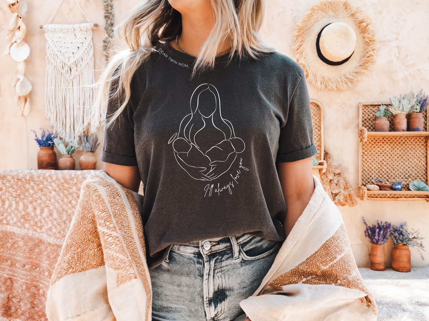 'Dear Twin Mom, I'll Always Love You' Tee - Single