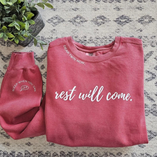 'Rest Will Come' Crewneck