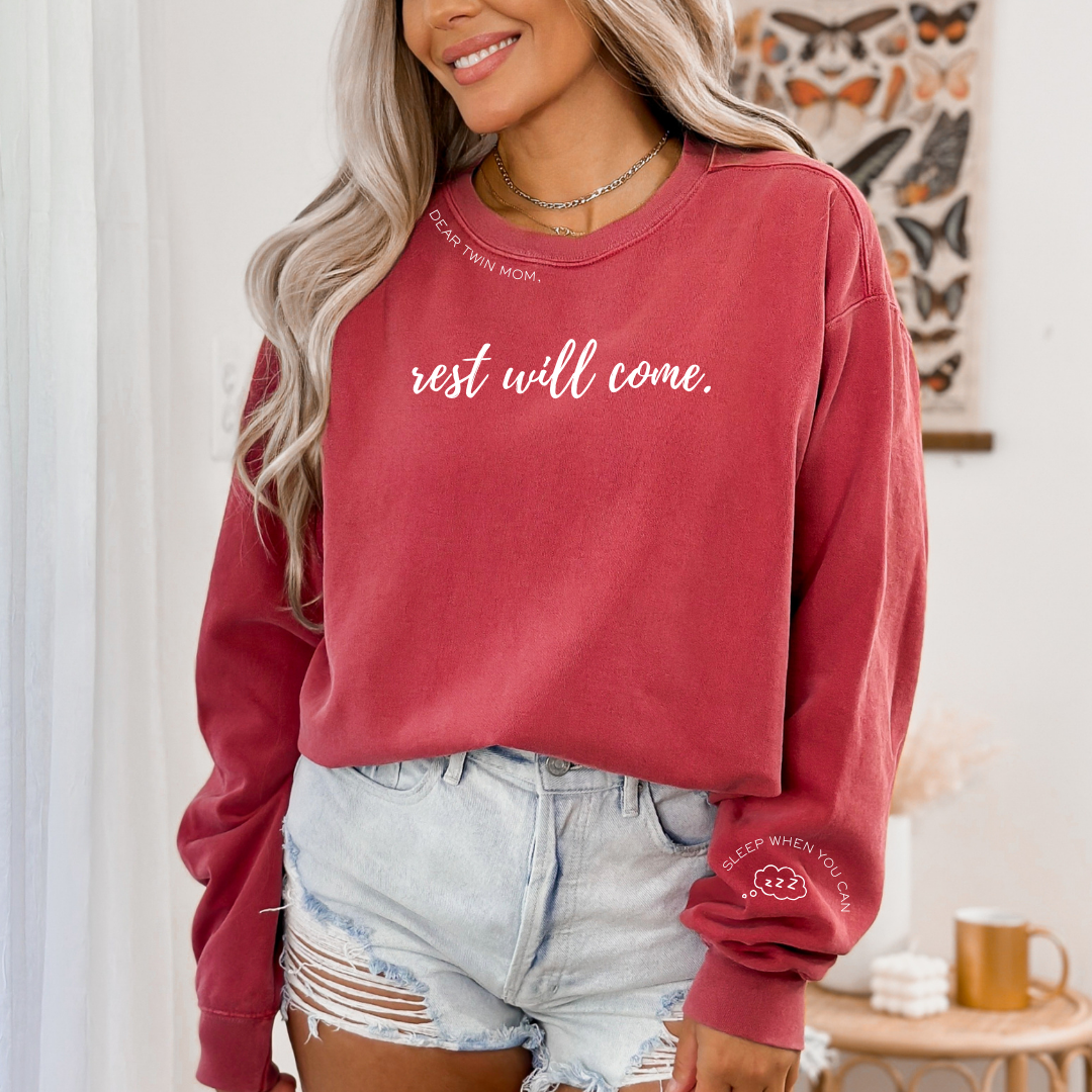 'Rest Will Come' Crewneck