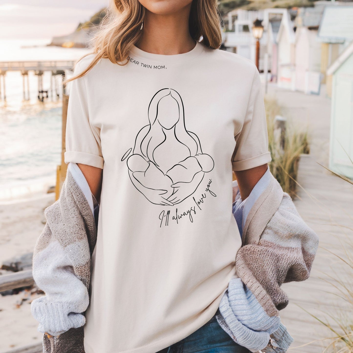 'Dear Twin Mom, I'll Always Love You' Tee - Single